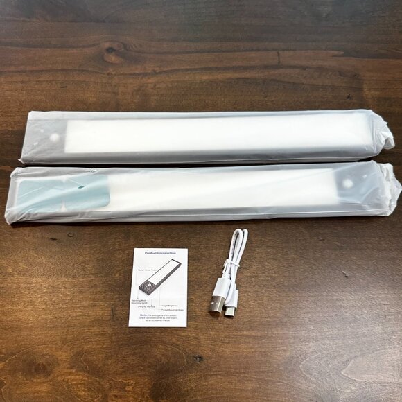 Two(2) 65 LED Motion Sensor Lights-Indoor, Dimmable, Under Cabinet, Rechargeable - Picture 3 of 4